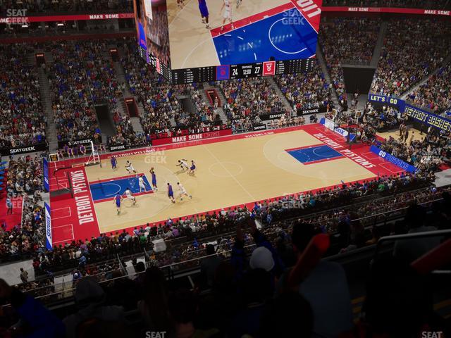 Little Caesars Arena - Section Mezzanine 13 Seat View