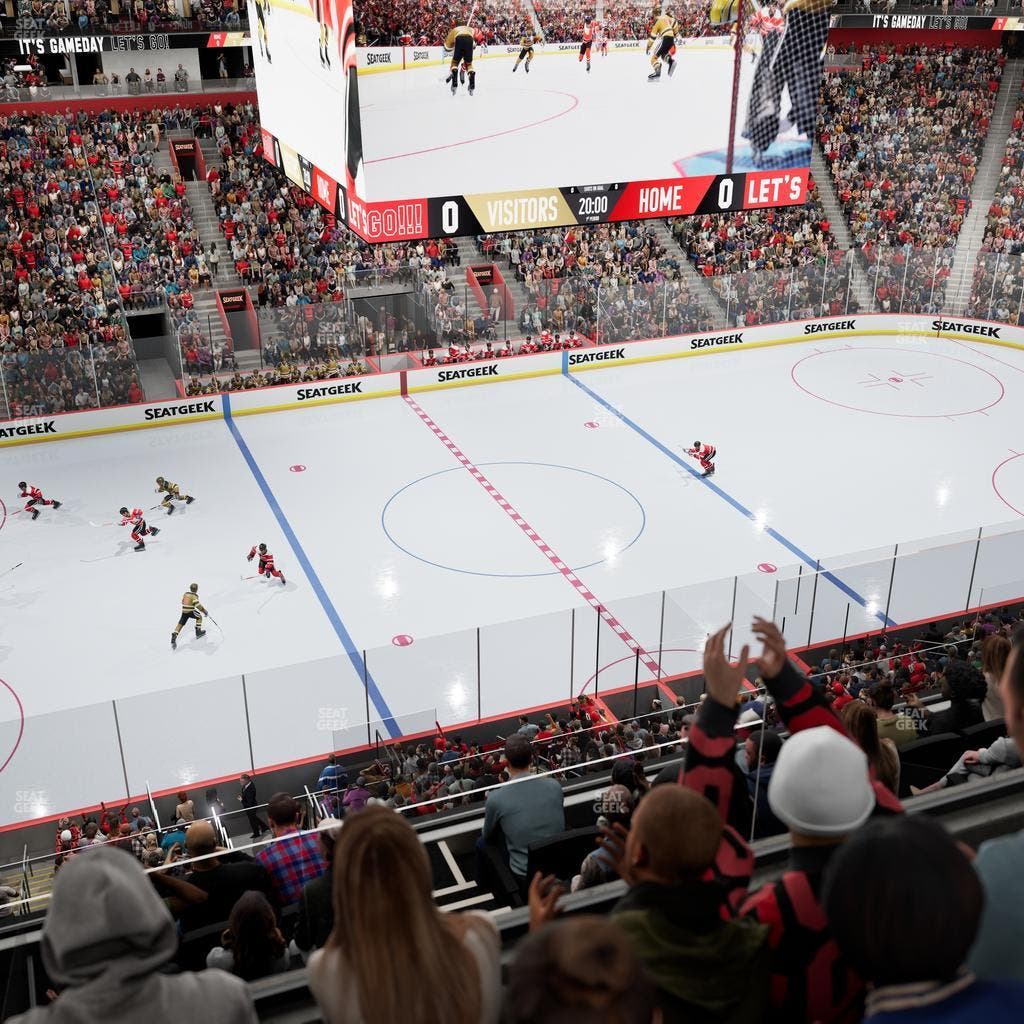 Little Caesars Arena - Section Mezzanine 13 Seat View
