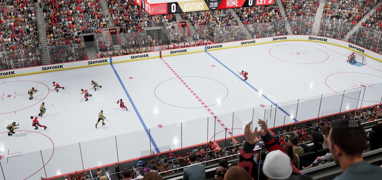 Little Caesars Arena - Section Mezzanine 13 Seat View