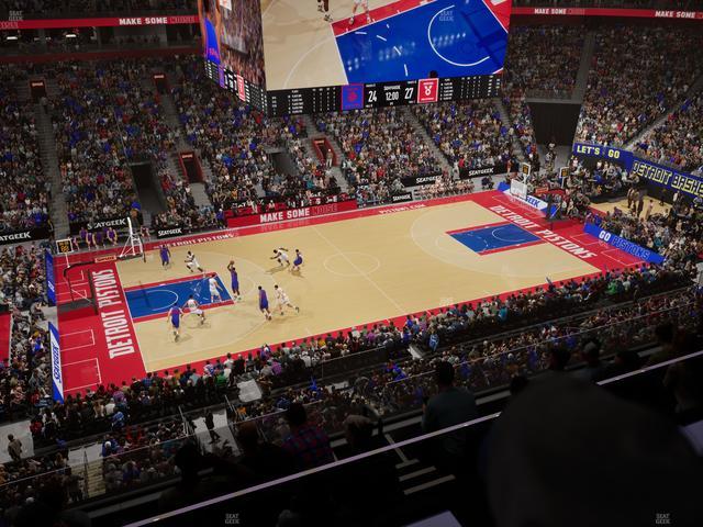 Little Caesars Arena - Section Mezzanine 13 Seat View