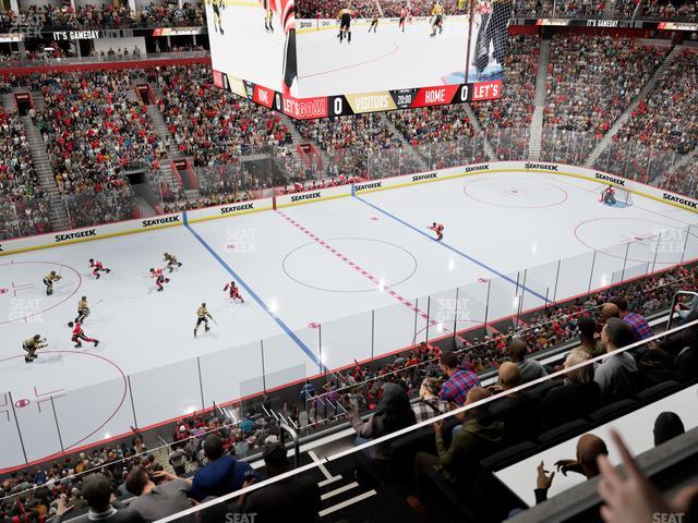 Little Caesars Arena - Section Mezzanine 14 Seat View