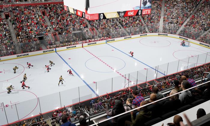 Little Caesars Arena - Section Mezzanine 14 Seat View