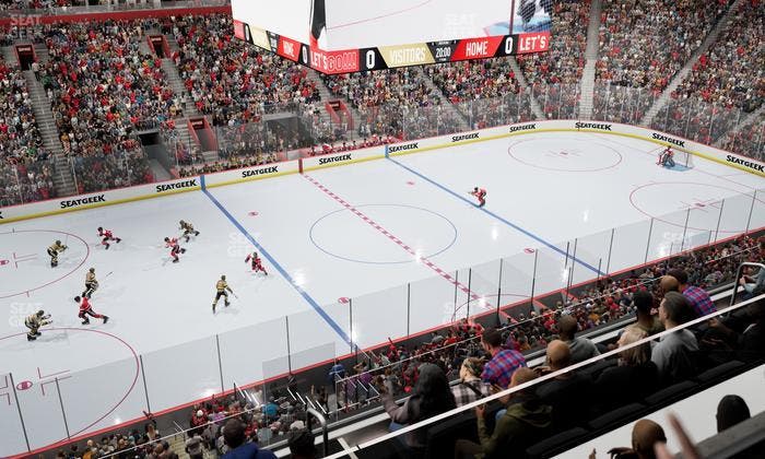 Little Caesars Arena - Section Mezzanine 14 Seat View