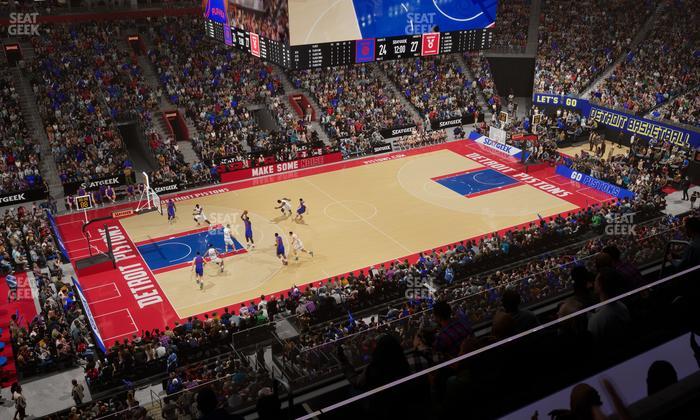 Little Caesars Arena - Section Mezzanine 14 Seat View