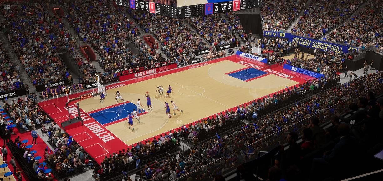 Little Caesars Arena - Section Mezzanine 15 Seat View