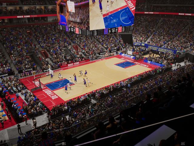 Little Caesars Arena - Section Mezzanine 15 Seat View