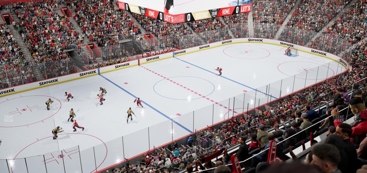 Little Caesars Arena - Section Mezzanine 15 Seat View