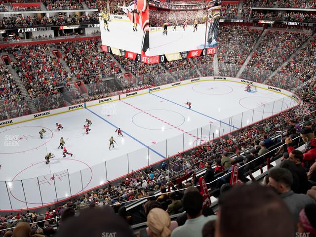 Little Caesars Arena - Section Mezzanine 15 Seat View