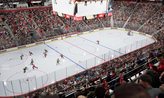 Little Caesars Arena - Section Mezzanine 15 Seat View