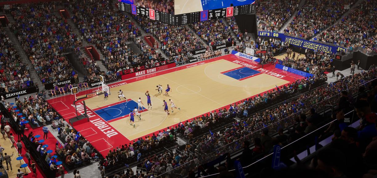 Little Caesars Arena - Section Mezzanine 15 Seat View