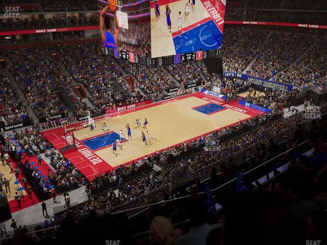 Little Caesars Arena - Section Mezzanine 15 Seat View Little Caesars Arena - Section Mezzanine 15 Seat View