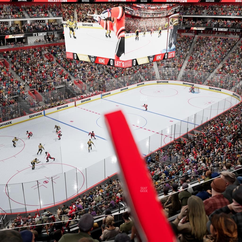 Little Caesars Arena - Section Mezzanine 16 Seat View