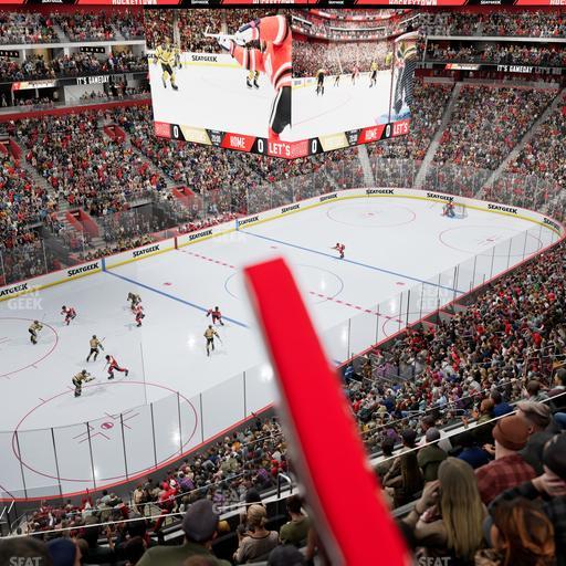 Little Caesars Arena - Section Mezzanine 16 Seat View
