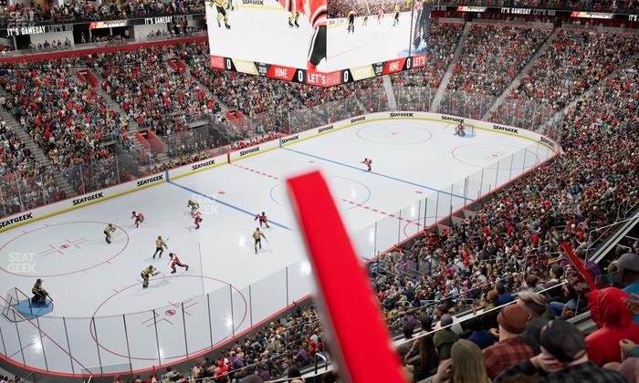 Little Caesars Arena - Section Mezzanine 16 Seat View