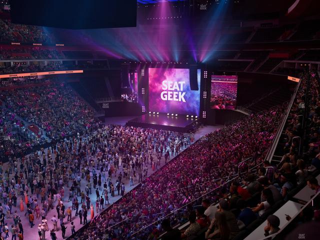 Little Caesars Arena - Section Mezzanine 16 Seat View