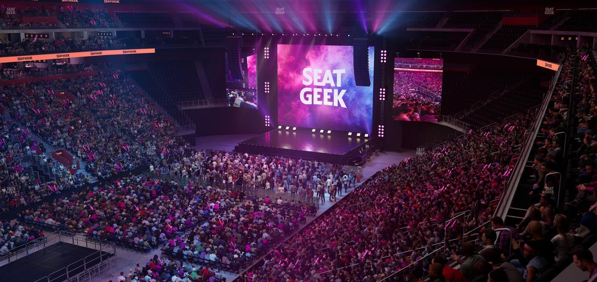 Little Caesars Arena - Section Mezzanine 16 Seat View