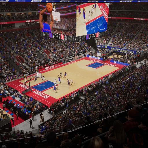 Little Caesars Arena - Section Mezzanine 16 Seat View