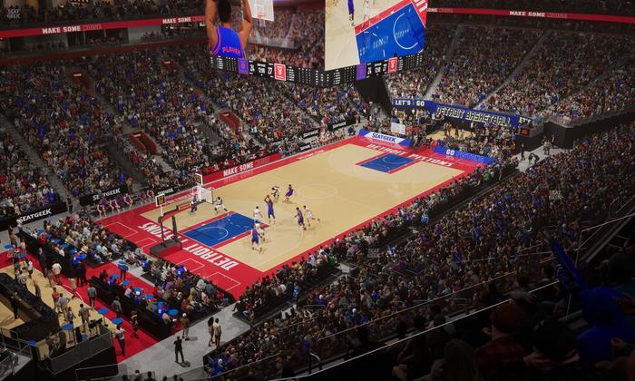 Little Caesars Arena - Section Mezzanine 16 Seat View