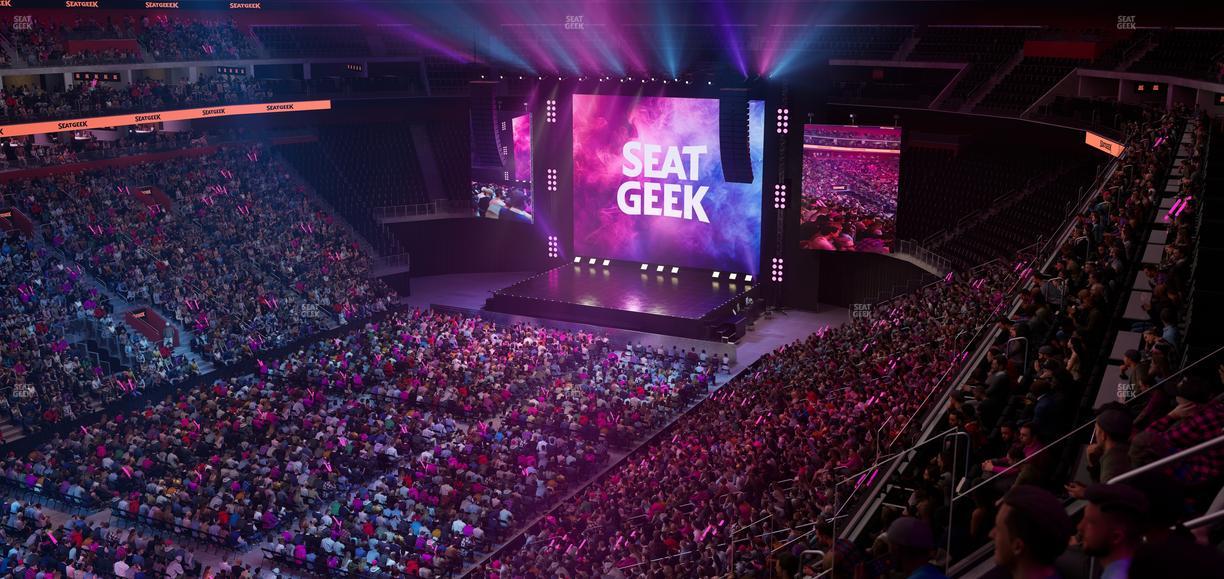 Little Caesars Arena - Section Mezzanine 16 Seat View