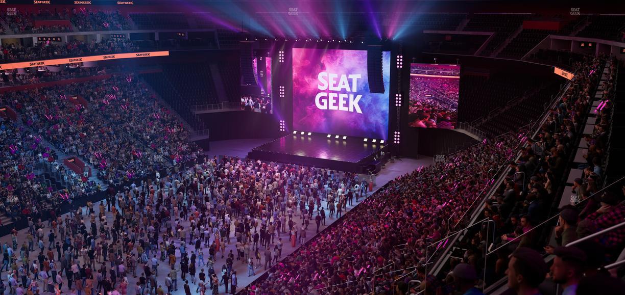 Little Caesars Arena - Section Mezzanine 16 Seat View