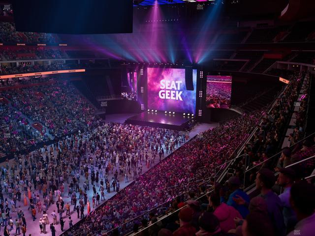 Little Caesars Arena - Section Mezzanine 16 Seat View