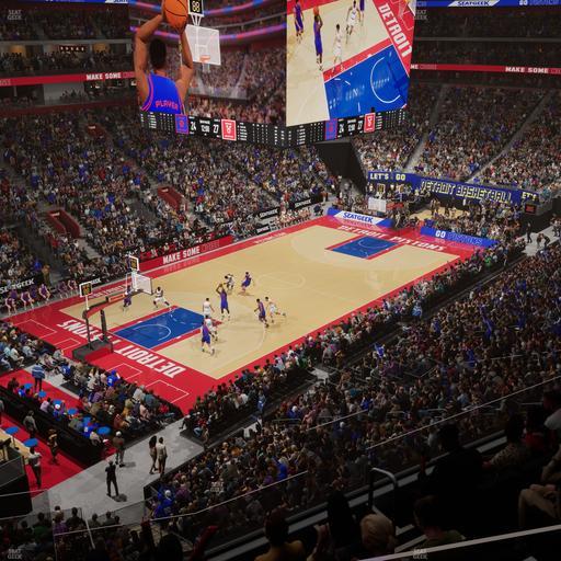 Little Caesars Arena - Section Mezzanine 16 Seat View