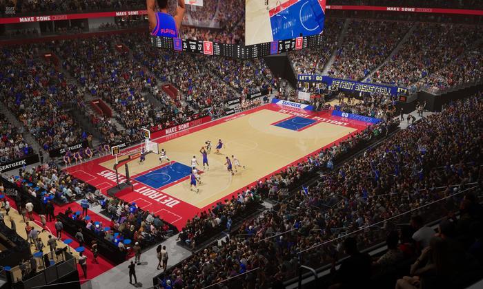 Little Caesars Arena - Section Mezzanine 16 Seat View