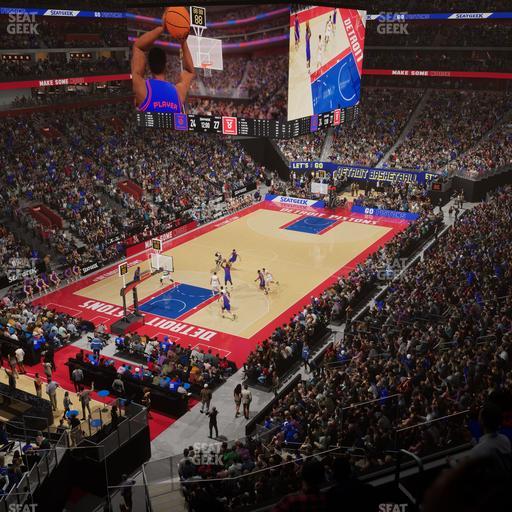 Little Caesars Arena - Section Mezzanine 17 Seat View