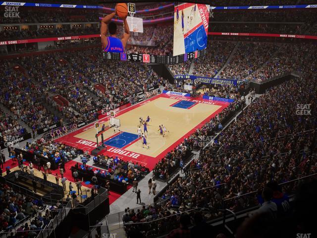 Little Caesars Arena - Section Mezzanine 17 Seat View