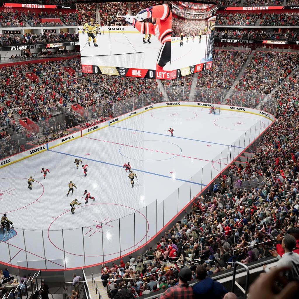 Little Caesars Arena - Section Mezzanine 17 Seat View