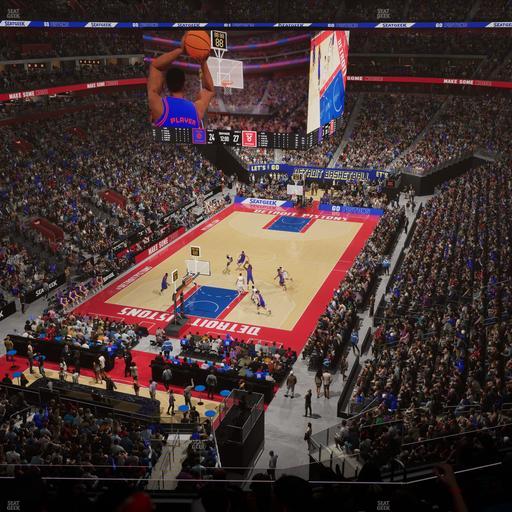 Little Caesars Arena - Section Mezzanine 18 Seat View