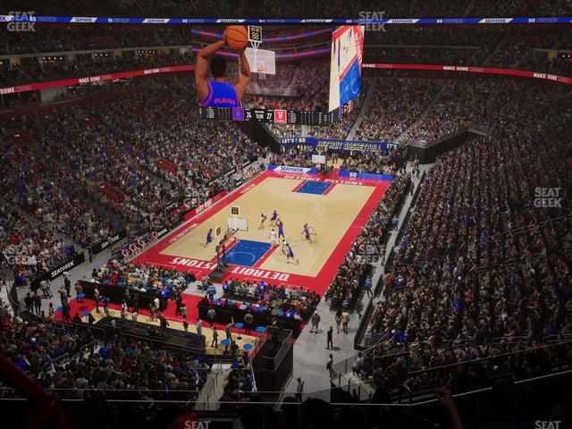 Little Caesars Arena - Section Mezzanine 18 Seat View