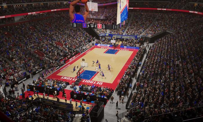 Little Caesars Arena - Section Mezzanine 18 Seat View