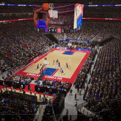 Little Caesars Arena - Section Mezzanine 18 Seat View