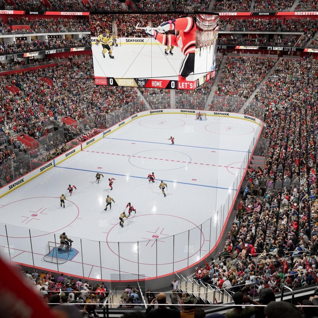 Little Caesars Arena - Section Mezzanine 18 Seat View