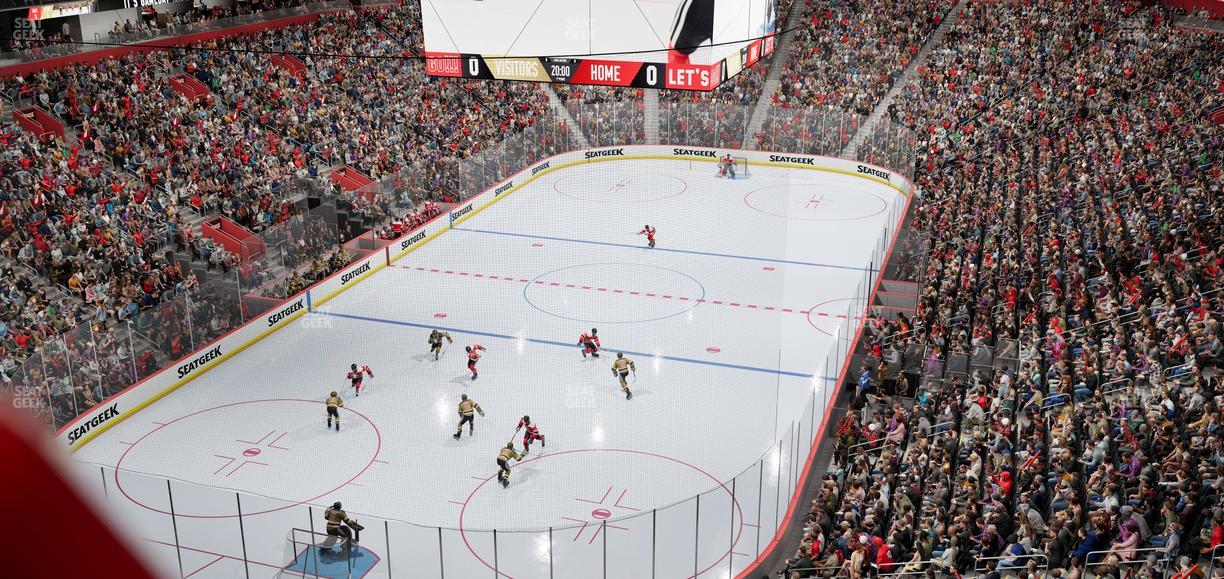 Little Caesars Arena - Section Mezzanine 18 Seat View