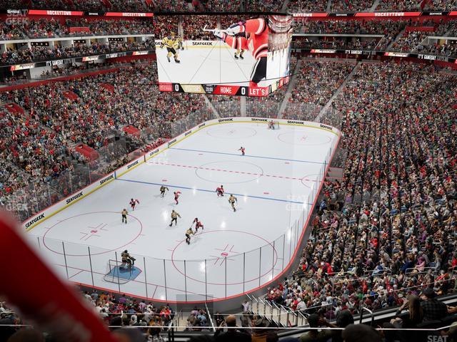 Little Caesars Arena - Section Mezzanine 18 Seat View