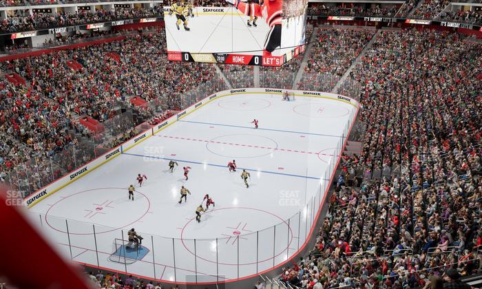 Little Caesars Arena - Section Mezzanine 18 Seat View