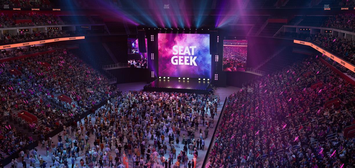 Little Caesars Arena - Section Mezzanine 18 Seat View