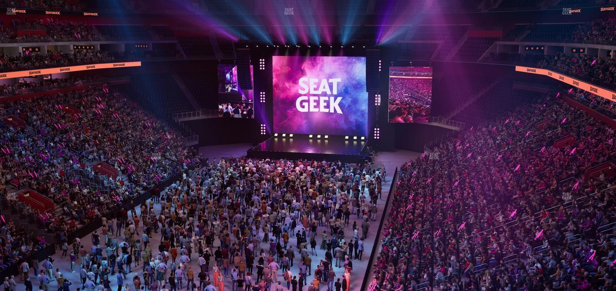 Little Caesars Arena - Section Mezzanine 18 Seat View