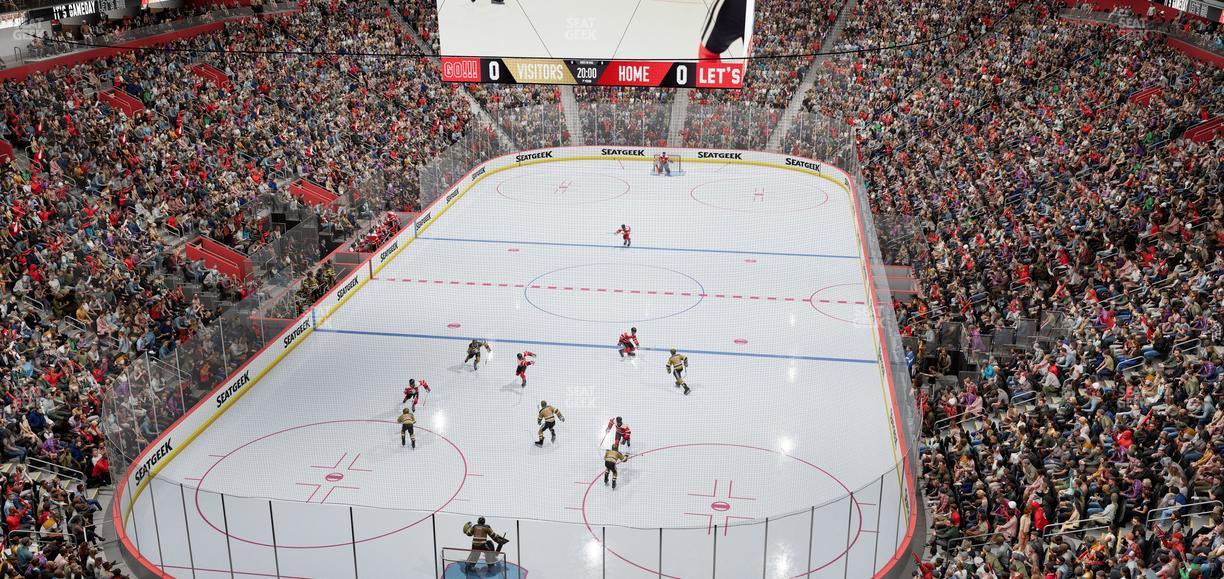 Little Caesars Arena - Section Mezzanine 19 A Seat View