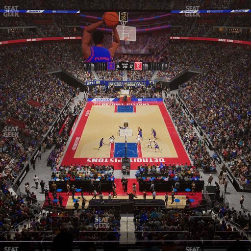 Little Caesars Arena - Section Mezzanine 19 B Seat View