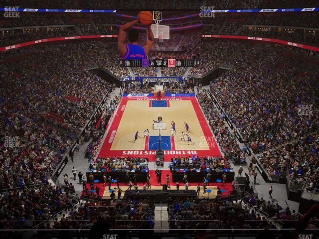 Little Caesars Arena - Section Mezzanine 19 B Seat View Little Caesars Arena - Section Mezzanine 19 B Seat View