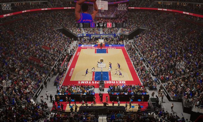 Little Caesars Arena - Section Mezzanine 19 B Seat View