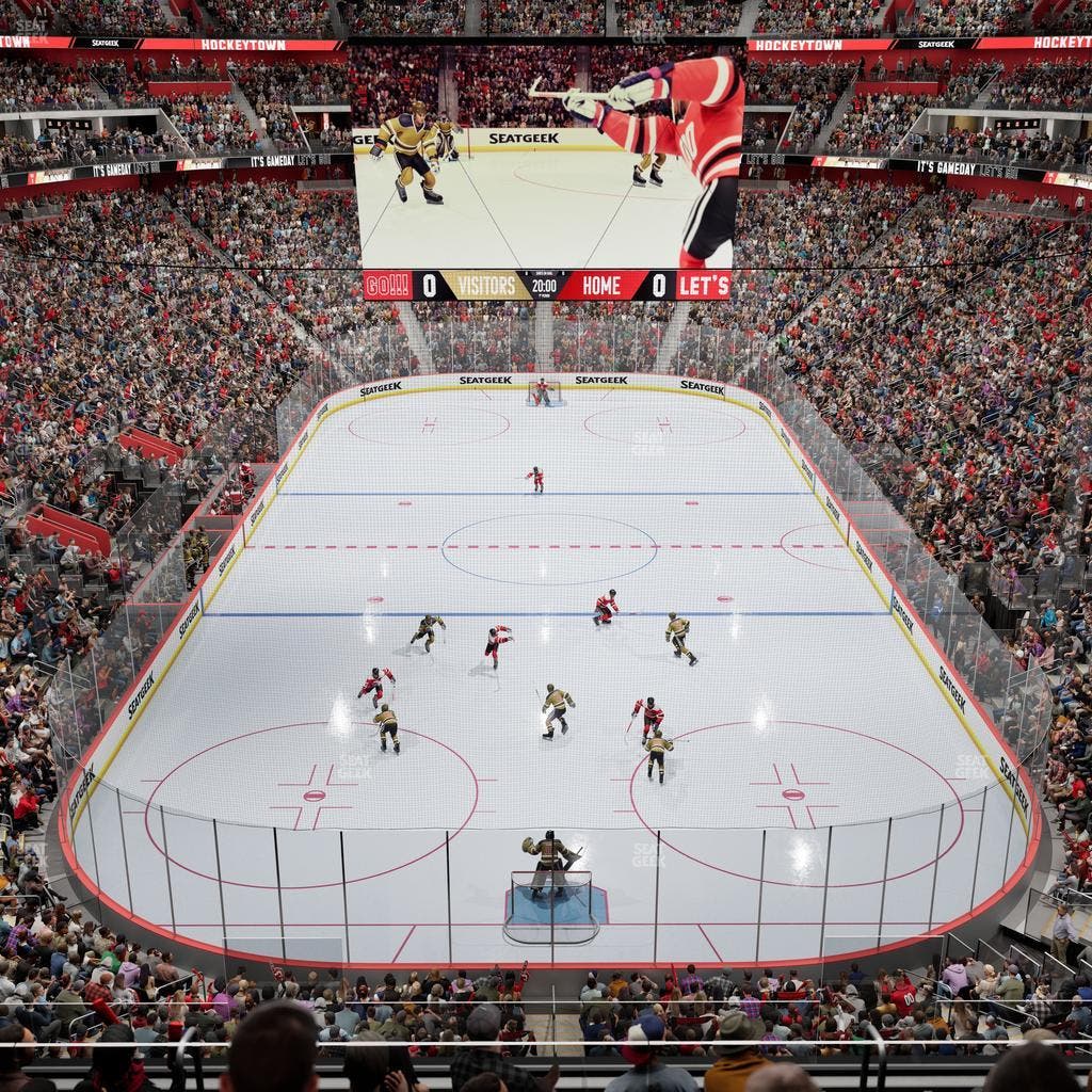 Little Caesars Arena - Section Mezzanine 19 B Seat View