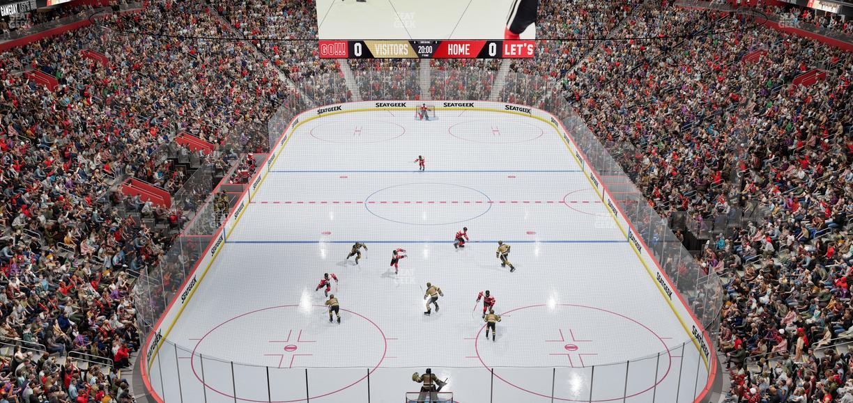 Little Caesars Arena - Section Mezzanine 19 B Seat View