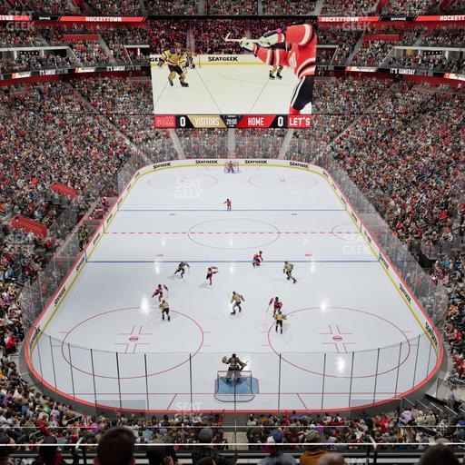 Little Caesars Arena - Section Mezzanine 19 B Seat View