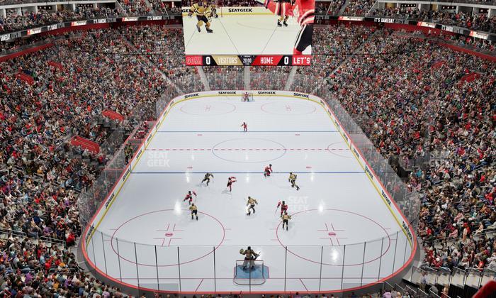 Little Caesars Arena - Section Mezzanine 19 B Seat View