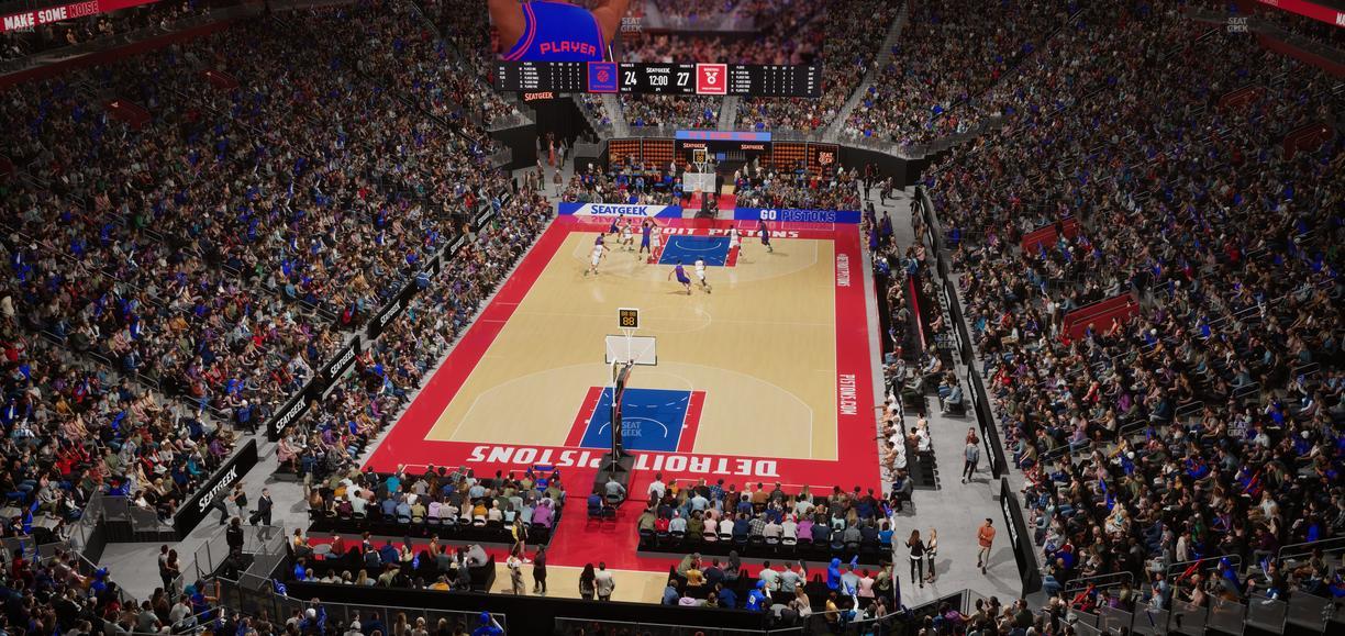 Little Caesars Arena - Section Mezzanine 2 Seat View