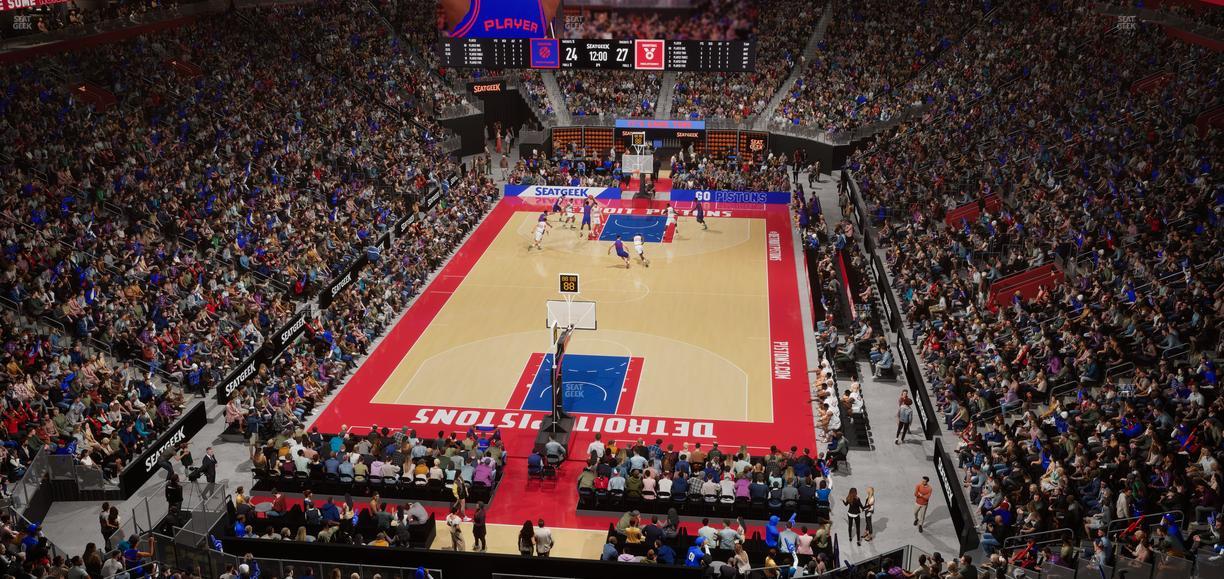 Little Caesars Arena - Section Mezzanine 2 Seat View